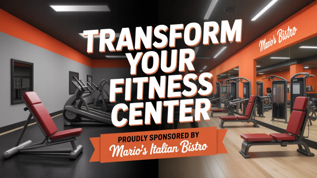 Fitness Center Transformation Ad