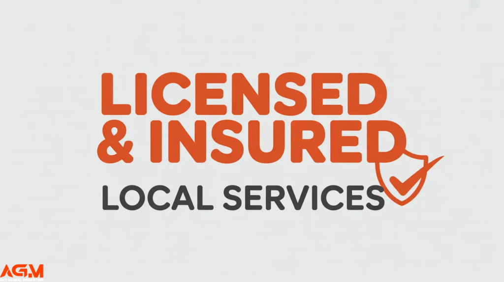 “Licensed & Insured” (Local Services)