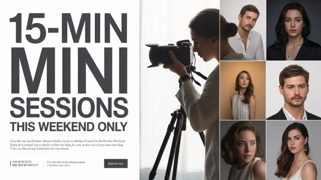 Mini Photoshoot Offer Ad