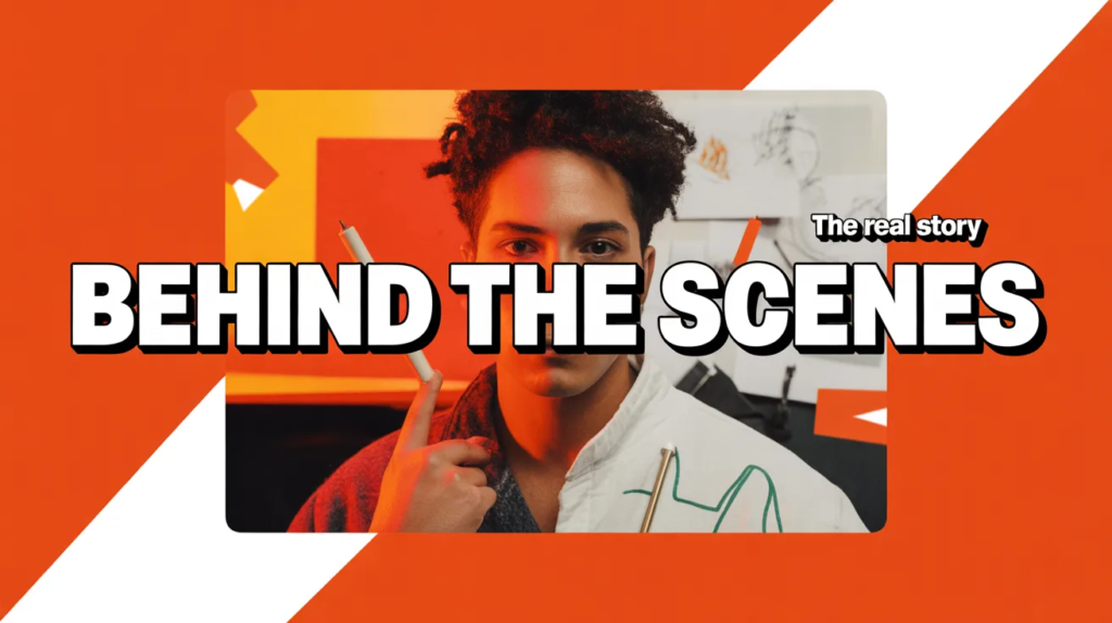 Behind-the-Scenes Story Ad