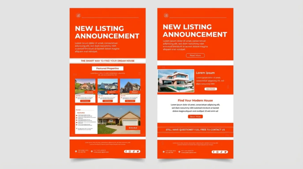 New Listing Announcement Template
