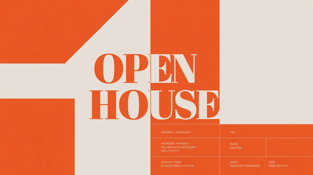 Open House Invitation Template