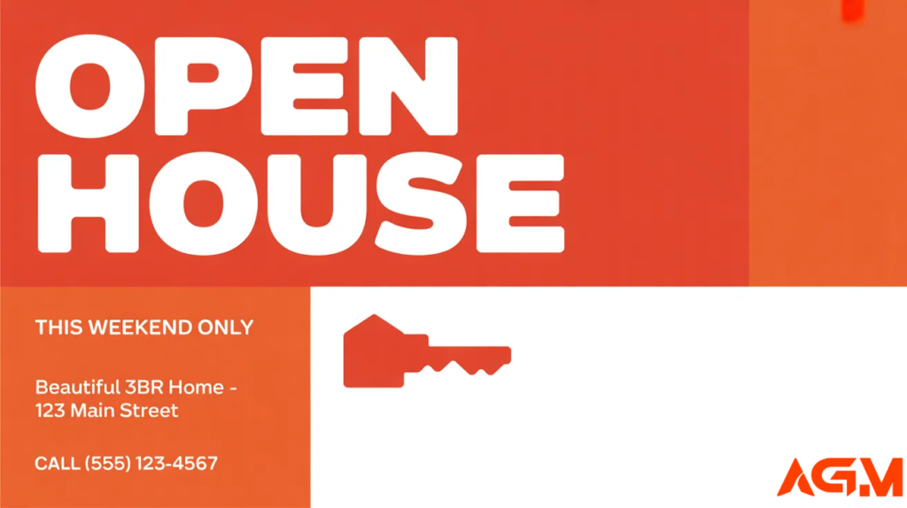 Open House Promotion Ad